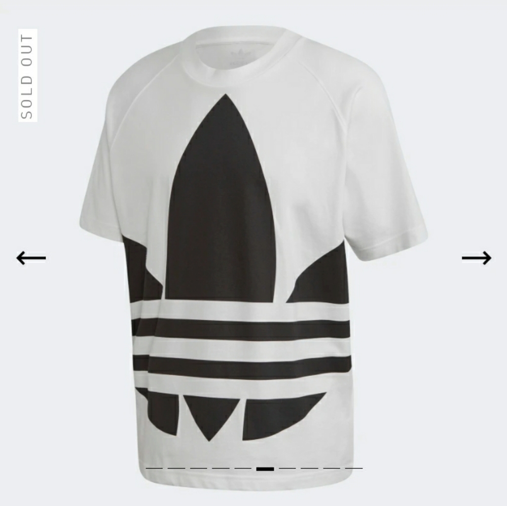 Adidas big trefoil boxy tee XL sold out